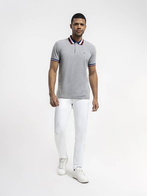 Loft Erkek Polo Yaka T-Shirt Gri LF2036701