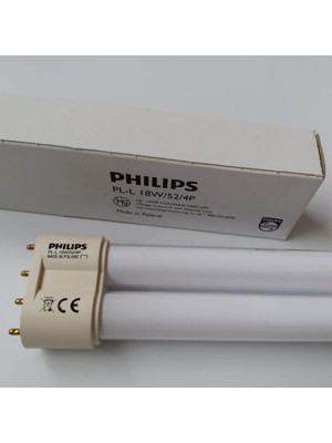 Philips Pll 18W/52/4P Uv-A Lamba 450 Nm Kuvöz Ampulü