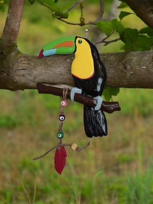 Gobo Dekoratif Tukan Kuşu Farklı Renklerde Kutulu 2 Adet