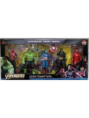 Kids Avengers 5'li Karakter Seti