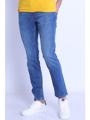 Twister Jeans Panama 627-23 Lıght Blue Erkek Likralı Dar Kesim Kot Pantolon Mavi