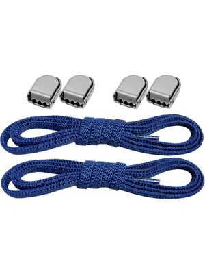 palwin Süper Pratik Elastik Bağcık, Metal Tokalı Lastikli Ayakkabı Bağcığı, Akıllı Bağcık, 1 Çift