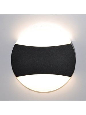 Horoz 076-098-0010 Forex 10 Watt Siyah Dış Mekan LED Aplik - Plastik Kasa - Ilık Beyaz (4200K)