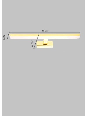 Mutlu Aydınlatma Aplik LED Resim Üstü, Ayna Üstü,banyo