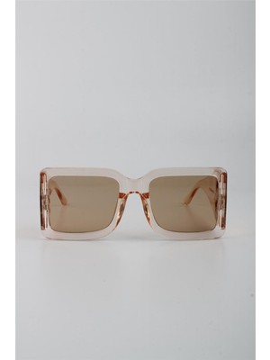 Silvio Monetti Bej UV400 Filtre Kadın Güneş Gözlüğü 615388