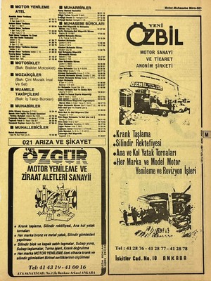 Hasyılmaz Ankara 1986 Meslek Reklam Ilanı Efemera S301