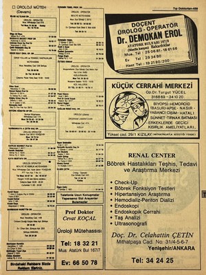 Hasyılmaz Ankara 1986 Meslek Reklam Ilanı Efemera S459