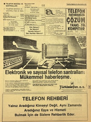 Hasyılmaz Ankara 1986 Meslek Reklam Ilanı Efemera S421