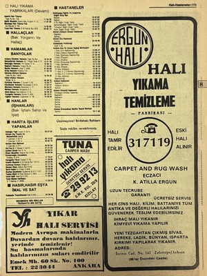 Hasyılmaz Ankara 1986 Meslek Reklam Ilanı Efemera S173
