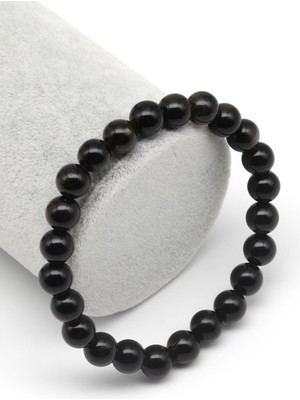 Alibaba Doğaltaş Golden Obsidyen Doğal Taş Bileklik 8 mm Küre Kesim