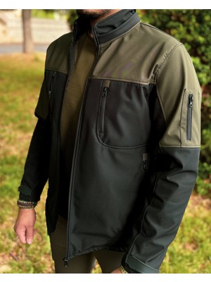 Vs Tactic Siyah Yeşil Softshell Ceket