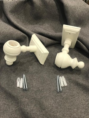 Su Perisi Perde Rustik Ayak Başlık Perde Askı Ayağı Rustik Başlığı Ahşap Model Meşe Ceviz Beyaz Siyah Krem Antrasit