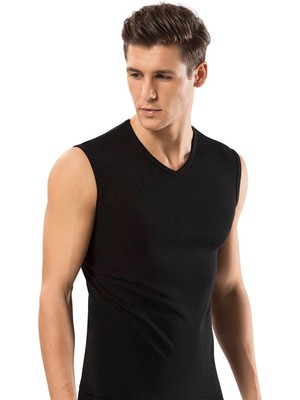 Erdem Erkek Ribana Kolsuz V Yaka Fanila Atlet 1196 - 6 Adet