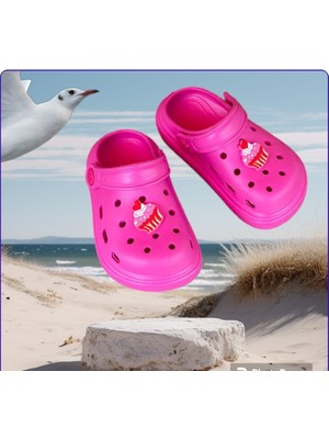 Twingo Kız Çocuk Pembe Soft Taban Terlik Sandalet Crocs