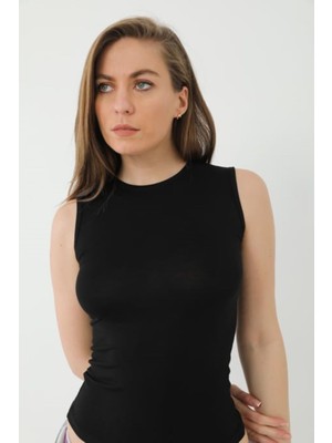 Berrak Kadın Atlet Body Kolsuz  Elastan Iç Giyim SHE-2131