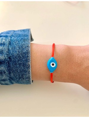 Atelier Çağla Murano Cam Boncuklu Nazar Boncuğu Bileklik