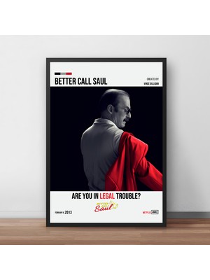 Orendart Better Call Saul / Tasarımlı Poster Tablo