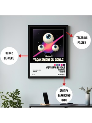 Orendart Madrigal - Yaşayamam Bu Benle / Tasarımlı Poster Tablo