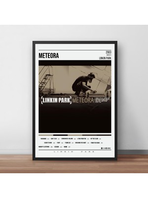 Orendart Linkin Park - Meteora Albüm / Tasarımlı Poster Tablo