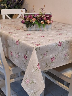 Başak Ev Tekstili Elyaflı Pvc Muşamba - Desenli Silinebilir Masa Örtüsü