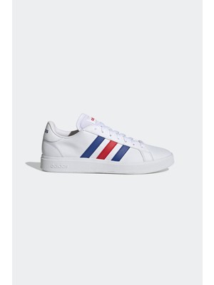 adidas Grand Court Base 2.0 Erkek Spor Ayakkabı GW9252 Ftwwht/royblu/vıvred