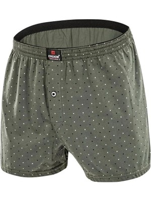 Erdem Erkek Penye Karışık Desenli Boxer 1400 - 3 Adet