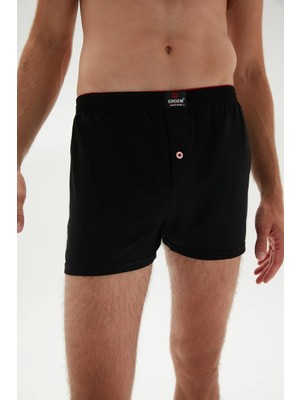 Erdem Erkek Penye Düz Renk Boxer 1400 - 3 Adet