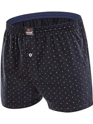 Erdem Erkek Penye Karışık Desenli Boxer 1400 - 3 Adet