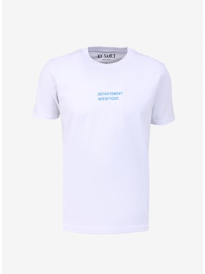 Ko Samui Bisiklet Yaka Baskılı Beyaz Erkek T-Shirt Kmtr S216 Zundert_gallery Regular F