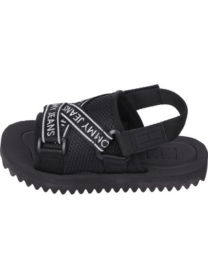 Tommy Hilfiger Siyah Kadın Sandalet EN0EN02462BDS