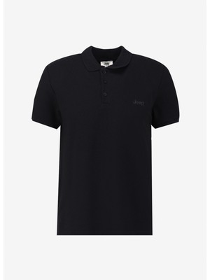 Jeep Siyah Erkek Polo Yaka Basic Polo T-Shirt J4SM-TST7234