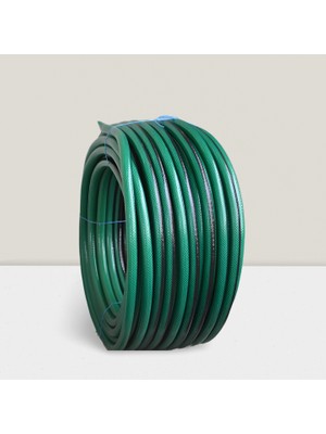 Global Industrial Bir Metre Örgülü Bahçe Hortumu Yarım Parmak 1/2”inç Normal Musluklara Uygun