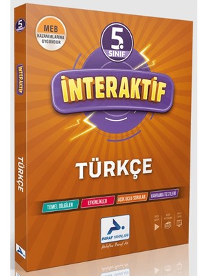 Paraf Yayınları 5. Sınıf İnteraktif Türkçe Soru Kütüphanesi