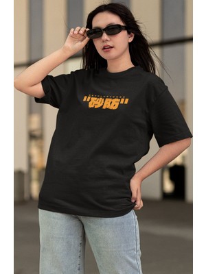 Fuddy Moda Oversize One Piece Hiken No Sabo Sırt Baskılı T-Shirt, Unisex Anime Baskılı Tişört