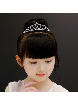 Mingjin Shop2 No.4 Boyutu 20 Stil Çocuk Sevimli Prenses Tiaras ve Taçlar Kristal Kafa Bandı Gelin Taç Düğün Parti Aksesuarları Kız Moda Saç Takı (Yurt Dışından)