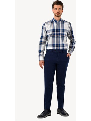 Ysf Erkek Mavi Dıogonal Kot Pantolon