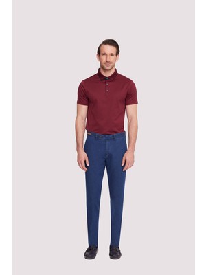 Ysf Erkek Mavi Regular Fit Kot Pantolon