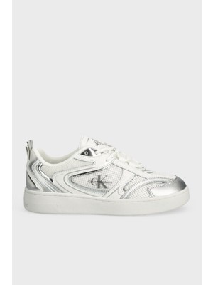 Calvin Klein Logolu Sneaker Ayakkabı YW0YW0138601V Bayan Ayakkabı YW0YW01386 01V