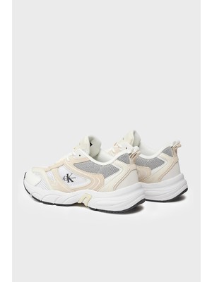 Calvin Klein Kalın Tabanlı Retro Model Tennis Su-Mesh Sneaker Ayakkabı YW0YW008910GG Bayan Ayakkabı YW0YW00891 0gg