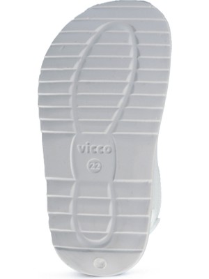 Vicco Bunny Basic Unisex Bebek Beyaz Sandalet