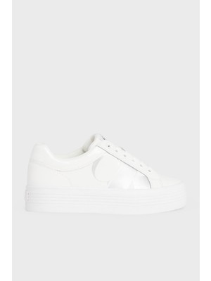 Calvin Klein Logolu Platform Sneaker Ayakkabı YW0YW0141401V Bayan Ayakkabı YW0YW01414 01V