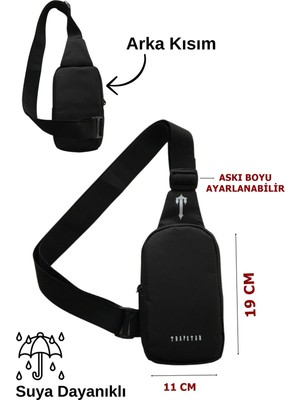 Outlet Çarşım Trapstar Erkek Çapraz Omuz Çantası Bodybag 11 * 19 cm