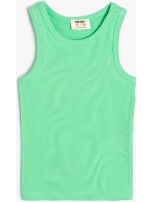 Koton Basic Atlet Kolsuz Ribanalı Pamuklu