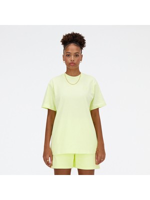 New Balance WT41501 Sarı Kadın Tişört