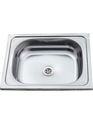 Öz Koca Yapı Market Paslanmaz Krom Eviye Lavabo 40X50 cm