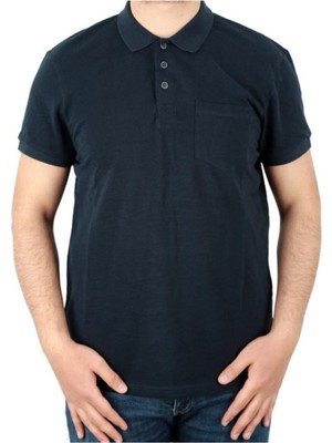 Cazador Erkek Lacivert Cepli Polo Yaka T-Shirt