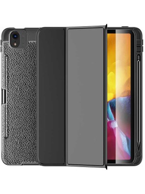 Five-E Apple iPad Air 4. Nesil 10.9 Inc Yatay Standlı Kalemlikli Uyku Modlu Leather Smart Kılıf A2316 A2324 A2325 A2072