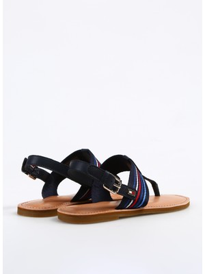 Tommy Hilfiger Lacivert Kadın Sandalet FW0FW07924DW6