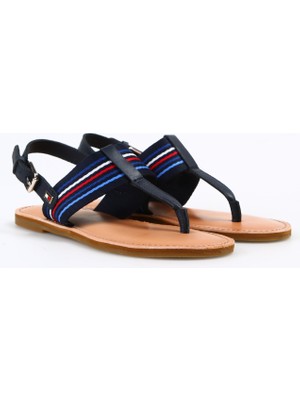 Tommy Hilfiger Lacivert Kadın Sandalet FW0FW07924DW6