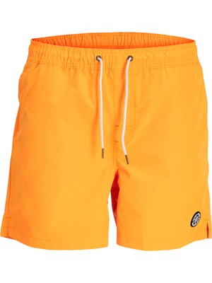 Jack & Jones Turuncu Erkek Şort Mayo Jpstmalta Jjswım Magıc SS24 Ly